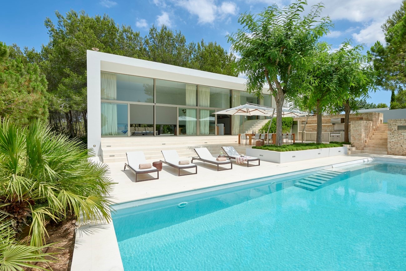 Can Jardin – Luxury Holiday Home on Ibiza with a pool area