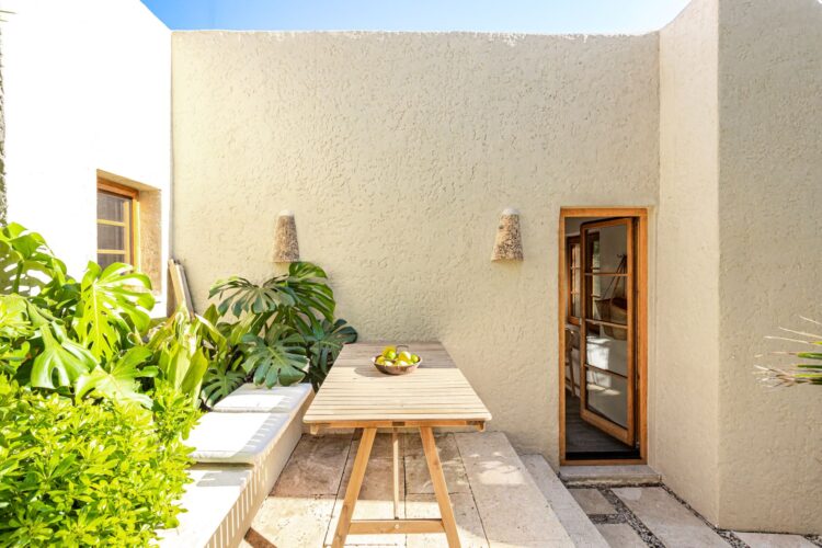 Casa San Carles Luxury Holiday Villa Mallorca backyard