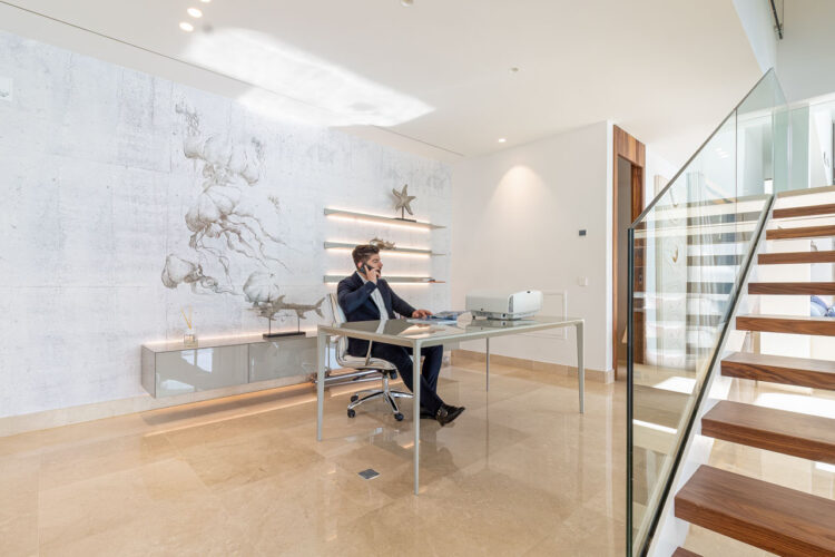 Cliff Villa Port Andratx Exclusive Holiday Home Mallorca By the Sea office