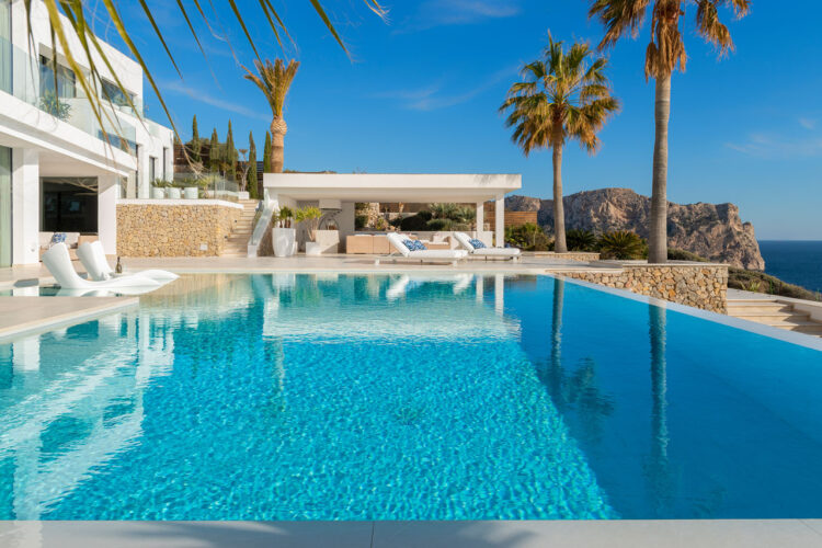 Cliff Villa Port Andratx luxury Holiday Home Mallorca By the Sea detail pool
