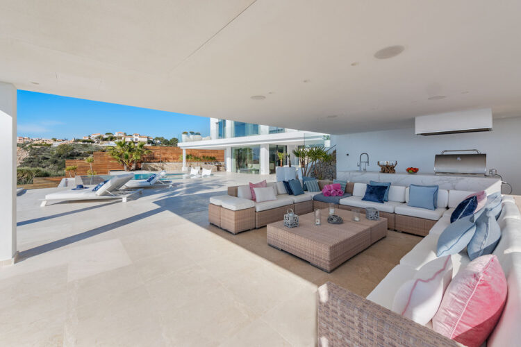 Cliff Villa Port Andratx luxury Holiday Home Mallorca By the Sea lounge area