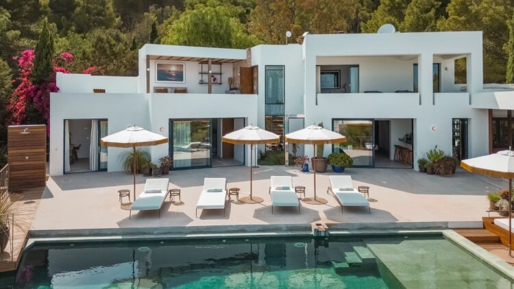 Villa Can Cuco Luxury Holiday Home Ibiza with Pool for Rent front