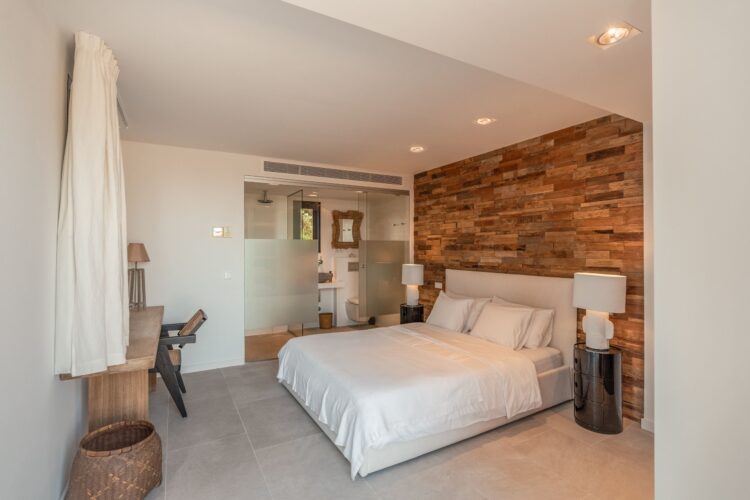 Villa Can Cuco Luxury Holiday Home Ibiza with Pool for Rent bed