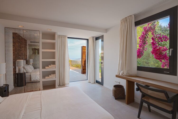 Villa Can Cuco Luxury Holiday Home Ibiza with Pool for Rent light bedroom