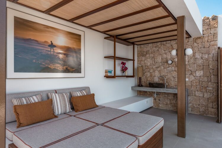 Villa Can Cuco Luxury Holiday Home Ibiza with Pool for Rent daybed