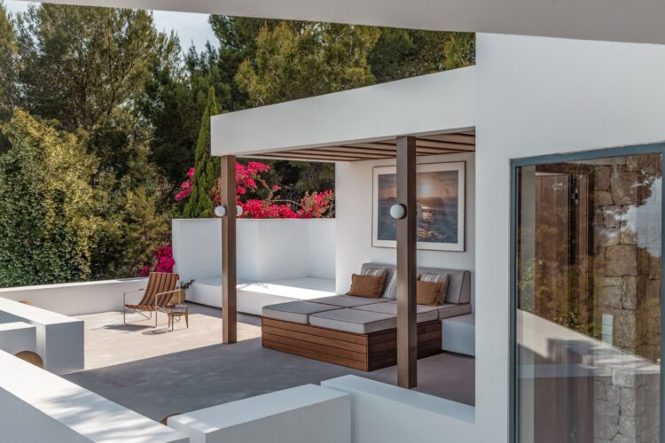 Villa Can Cuco Luxury Holiday Home Ibiza with Pool for Rent daybed
