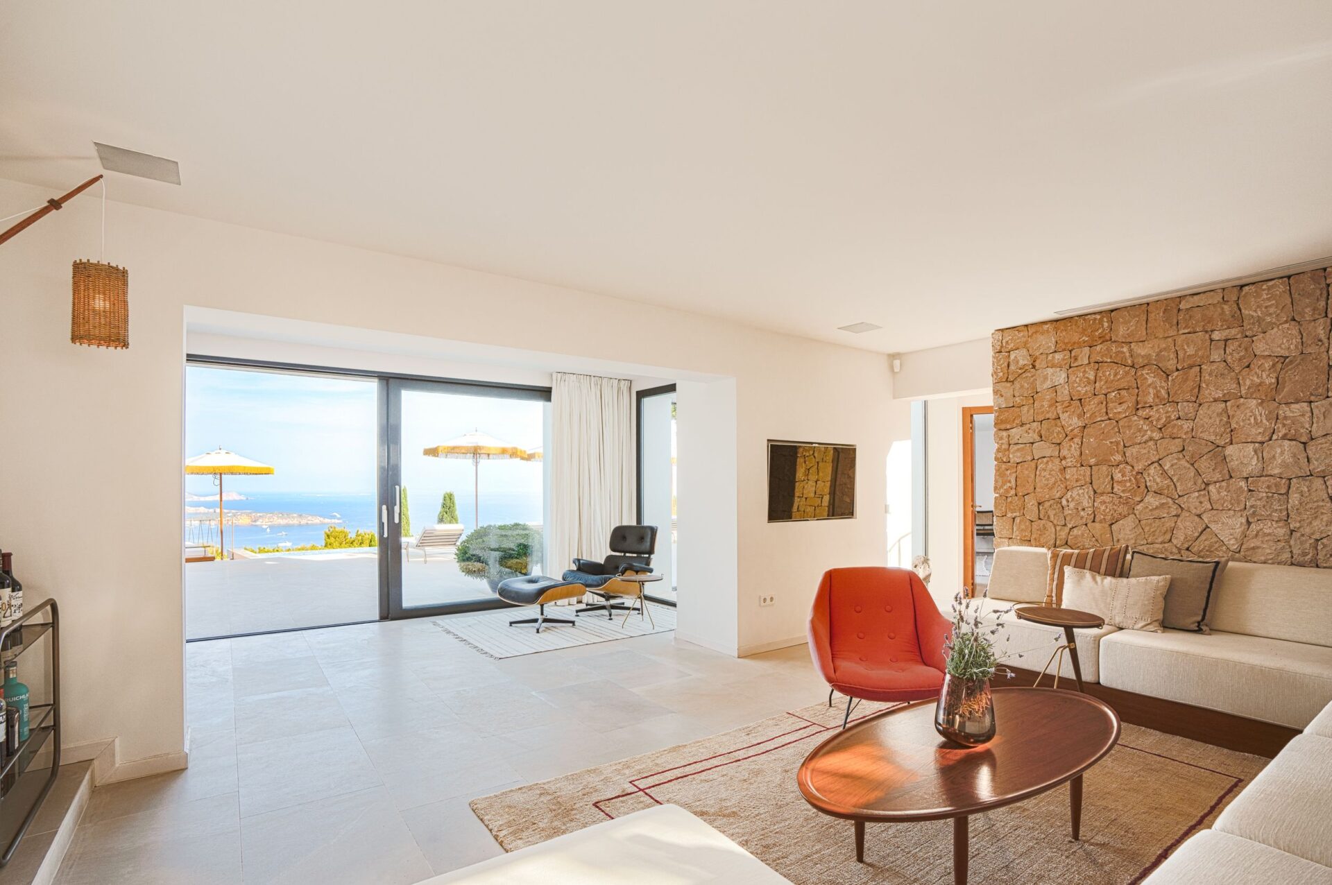 Villa Can Cuco Luxury Holiday Home Ibiza with Pool for Rent sitting room